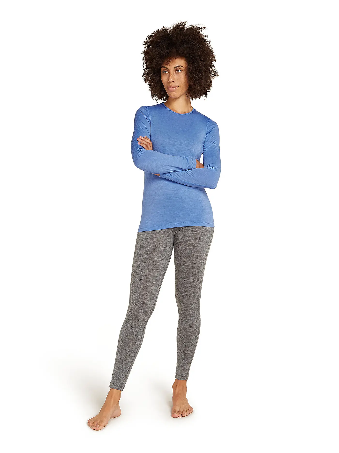 ICEBREAKER | Damen Funktionsshirt Merino 200 Oasis LS | blau